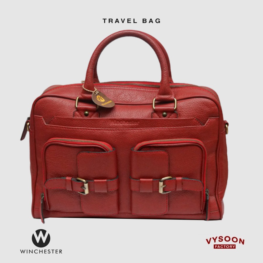 Tas Kulit Asli Premium Quality / Tas Besar / Tas Traveling / Tas Baju