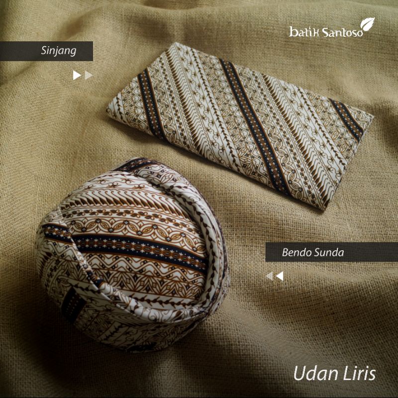 Batik Santoso Udan Liris - Bendo Sunda dan Sinjang