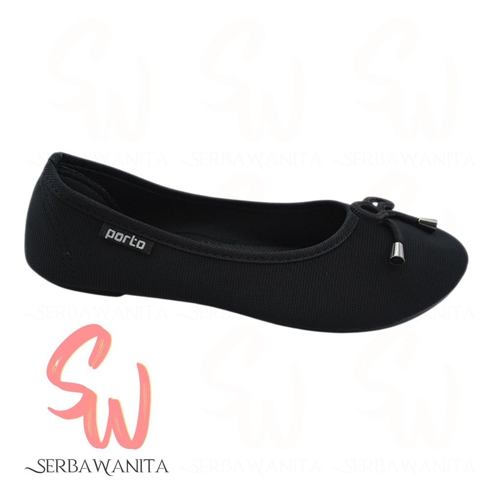 Sepatu Flatshoes Wanita Balet Korea Terbaru Porto BA202L