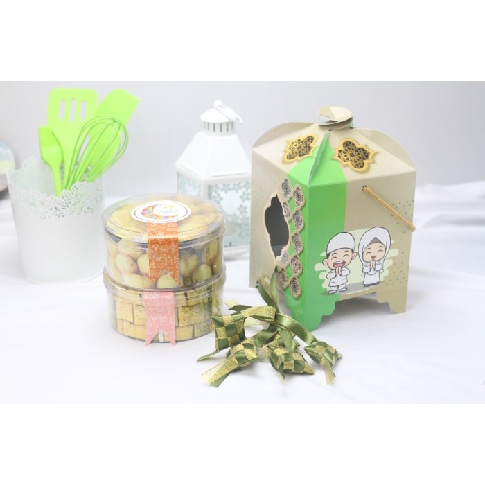 

TERBARU Parsel Ramadan Model Masjid Parcel Lebaran / Hampers Toples / Dus Kue