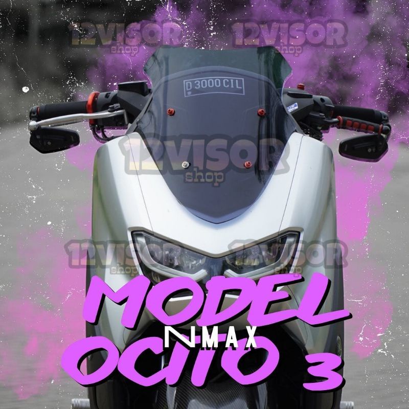 Windshield visor yamaha nmax new type Sporty ocito v3. Visor all. new Nmax 2020-2022 ocito v3 sporty