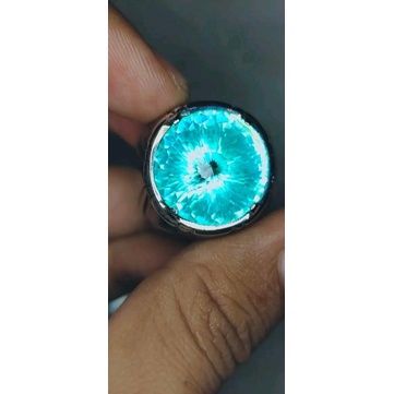 batu Cyclop Papua ring monel pesanan