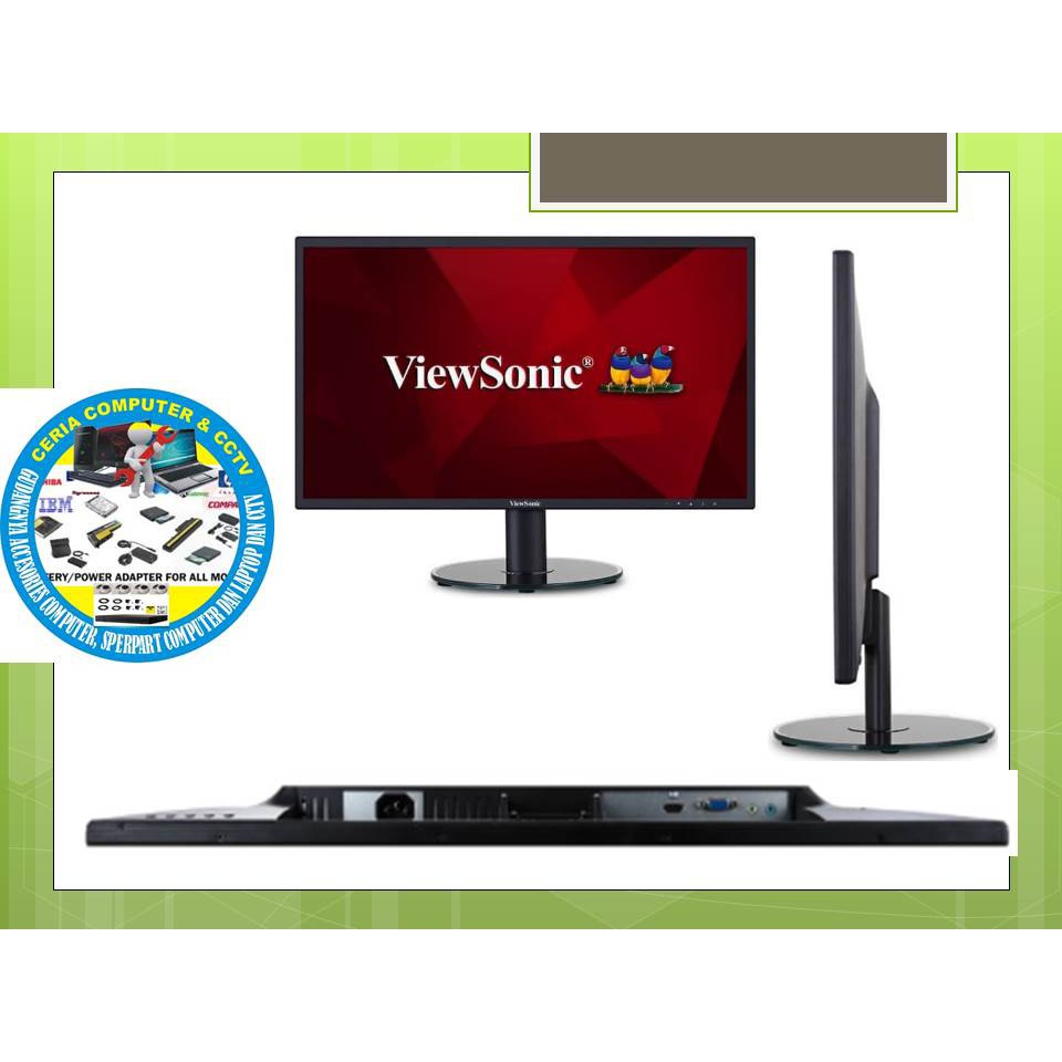 MONITOR COMPUTER KOMPUTER LED 27 INCH VIEWSONIC VA2719-SMH BAGUS BERGARANSI MANTAP MURAH PROMO
