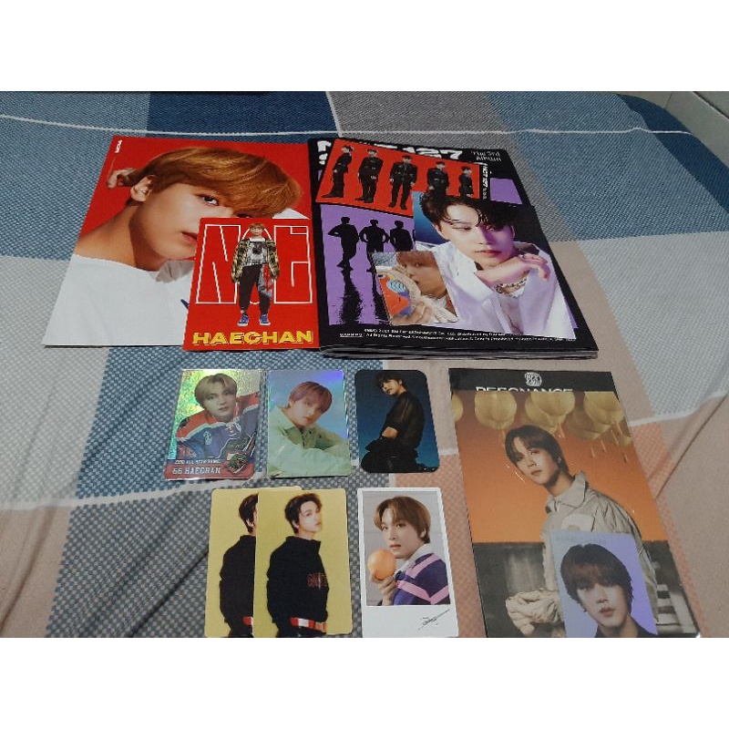 [baca desc] haechan nct dream 17 pc photocard album jewel ar selca polaroid sg holo bookmark cafe
