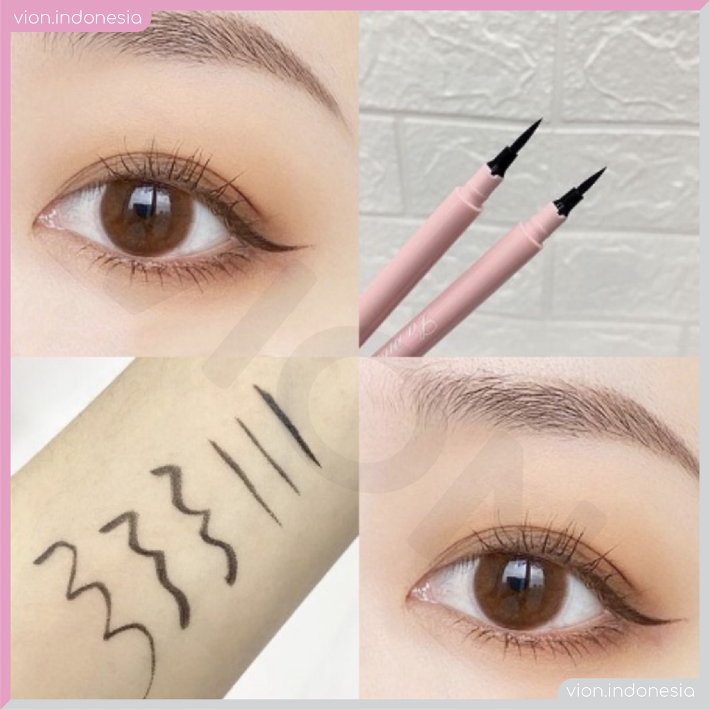 LAMEILA Eyeliner Black Pencil Pensil Cair Warna Hitam Profesional Anti Air Tahan Lama Original LA005