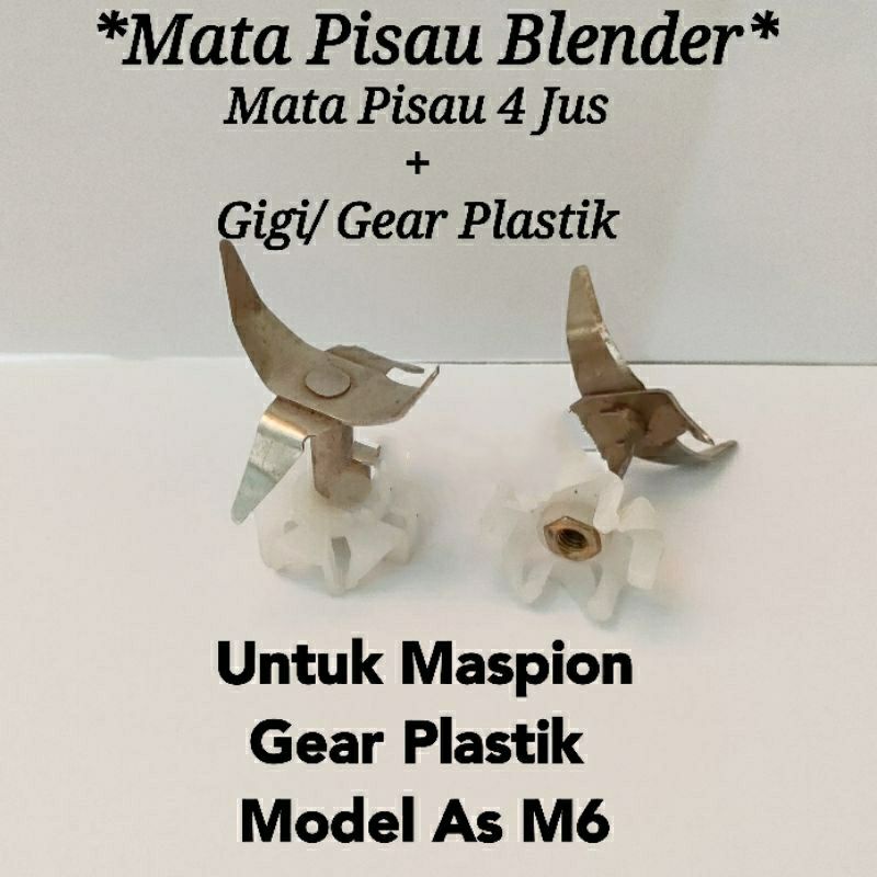 PISAU BLENDER MASPION  MOUNTING SPAREPART STAINLES