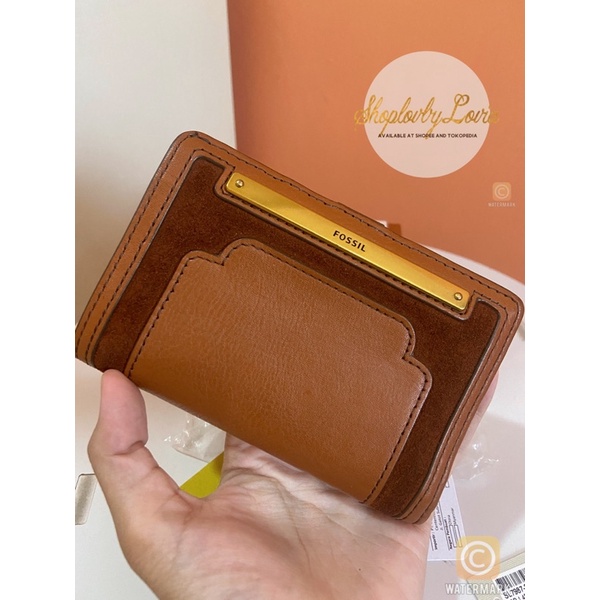 Preloved Fossil Liza Multi Brown Wallet