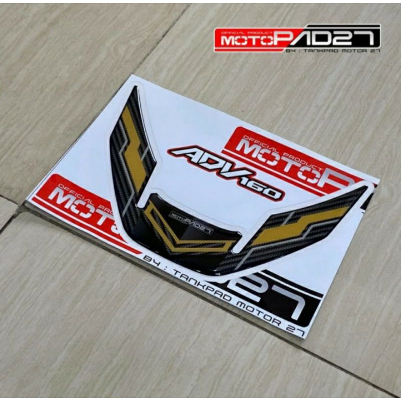 Stiker spakbor depan ADV 160 bahan resin Original