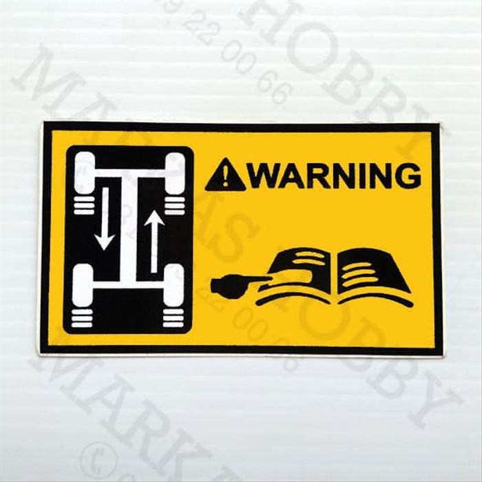 

Stiker / Sticker 4WD ( Warning Sign )