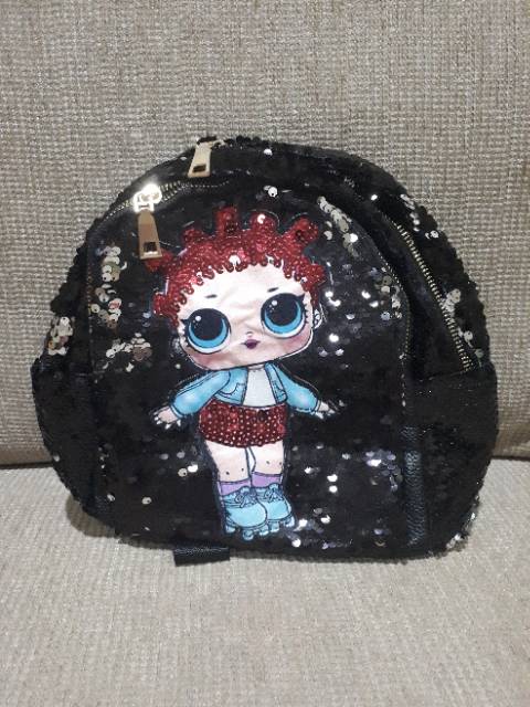 Tas Ransel Sequin Lol LED