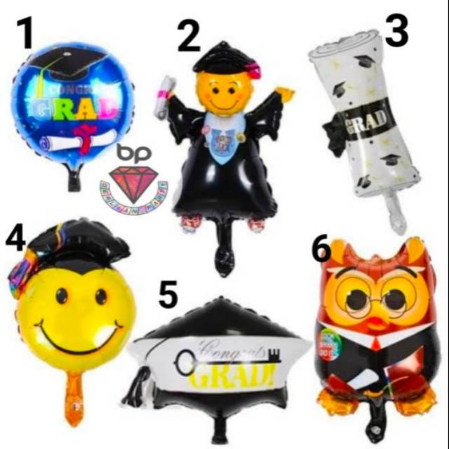 Jual Balon Foil Wisuda / Balon Congratulation / Balon Sarjana