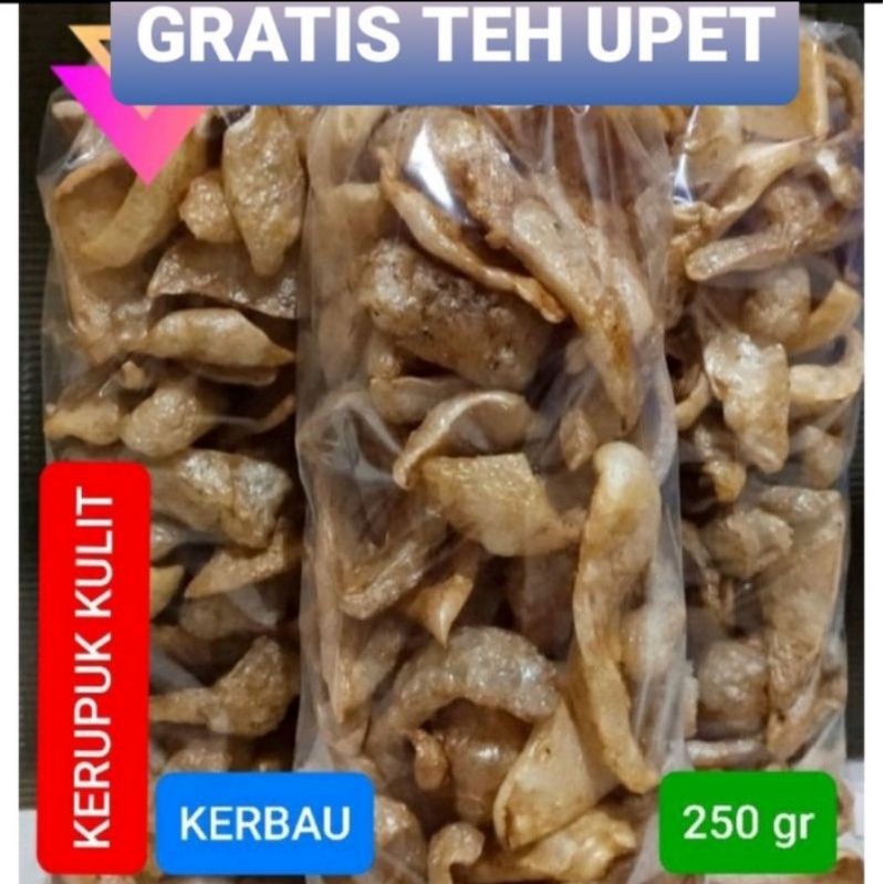 

KERUPUK KULIT LAMBAK (KEBO) Khas Cirebon 100gr BONUS PILIH