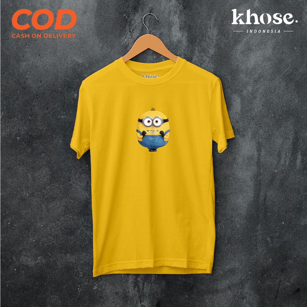 KHOSE Kaos Unisex Dewasa Couple MINION EDITION Size S-XXL