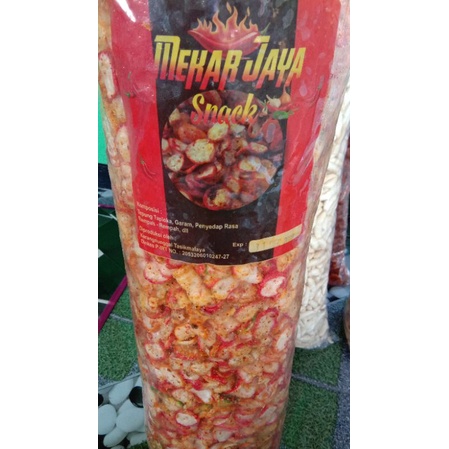 

krupuk seblak pedas daun jeruk 500gr