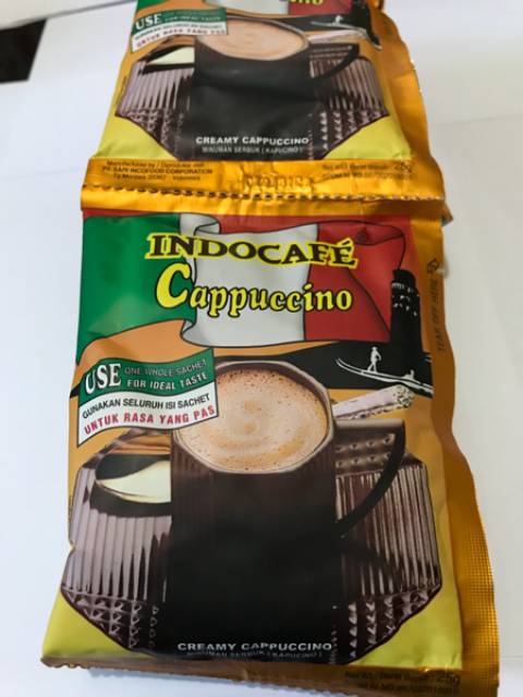 Indocafe cappuccino sachet 25g