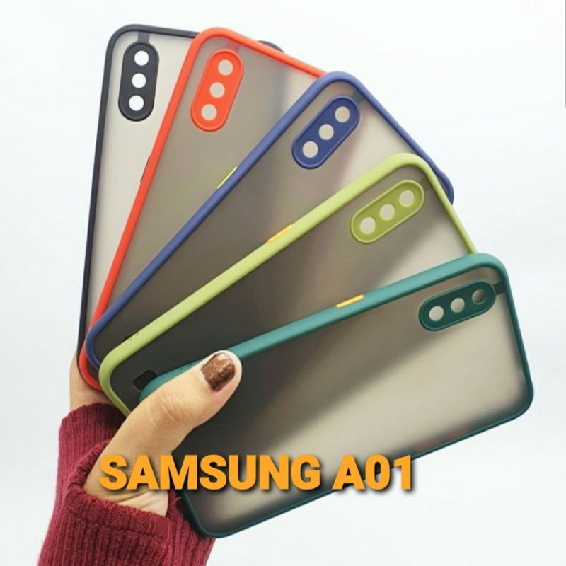 Softcase Slicon Samsung A01 Slicon Samsung A01