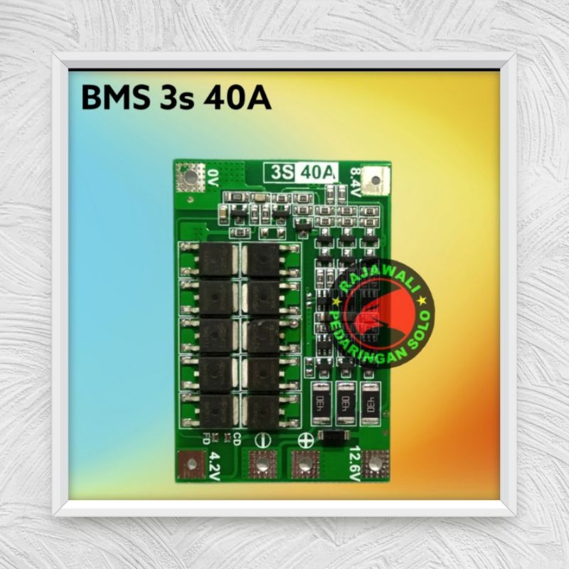 BMS 3S 60A BALANCE 18650 3S 40A 3S 60A