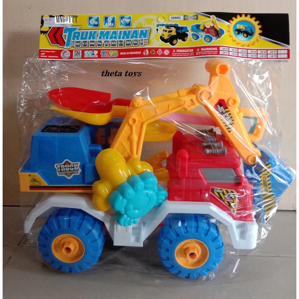 MAINAN MOBIL BESAR MAINAN ANAK LAKI LAKI MAINAN MOBIL WARNA KEREN MOBIL TRUCK KONTRUKSI JUMBO AK67