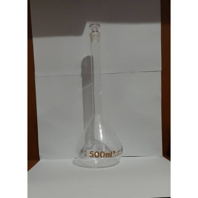 Labu ukur 500ml - Volumetrik Flask 500ml PYREX
