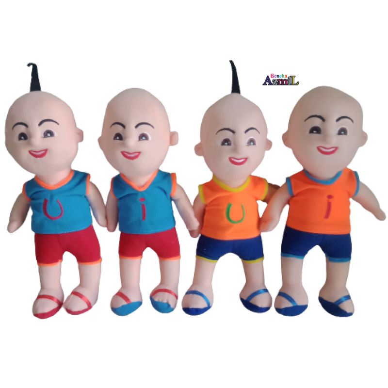 Boneka Upin Ipin sepasang 1 set/ harga sepasang