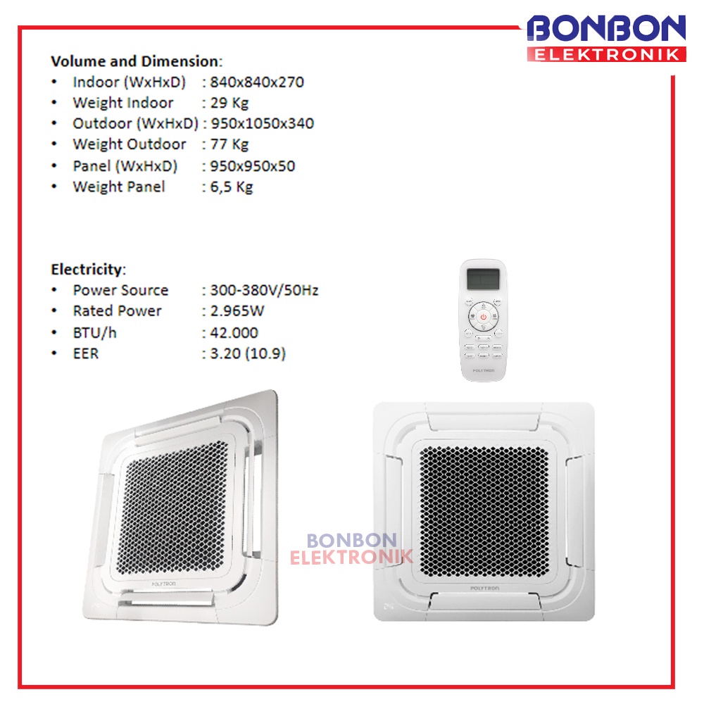 Polytron AC Cassette 5PK PCT 5003 / 5032 5 PK PCT5003