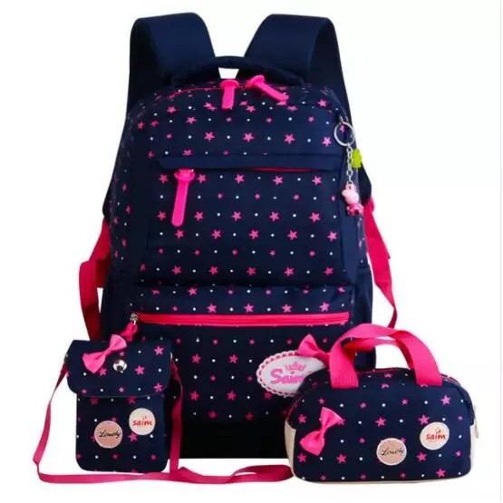 Tas Ransel Sekolah Backpack Wanita Tas Murah Ransel | Ransel Polka Bintang