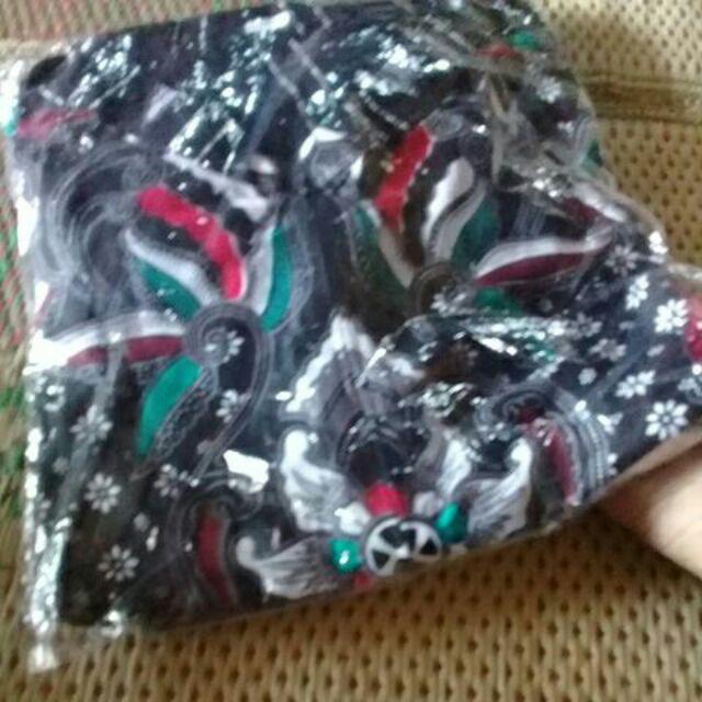 Batik Couple Keluarga Sania Ruffle Ori Ndoro Jowi Dnt Motif Seno Putih