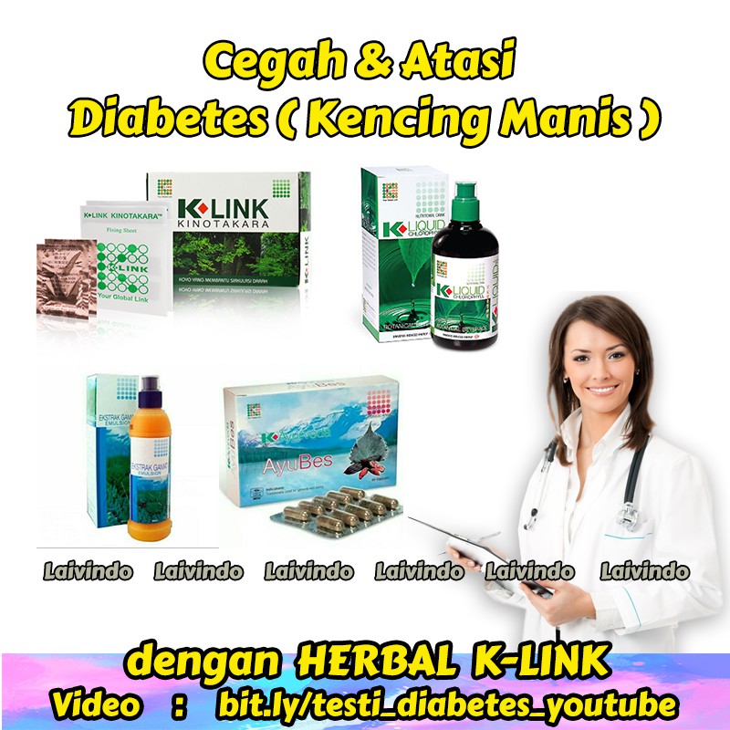Obat Herbal K-link Untuk Diabetes Kencing Manis