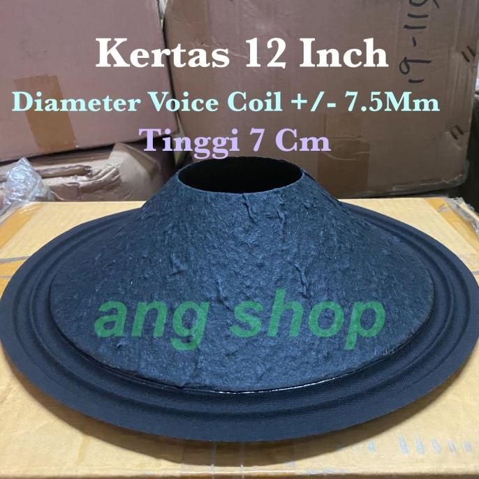 

Kertas 12 Inch Impor Voice Coil 3 Inch 75 Mm Conus Daun Speaker 12 In