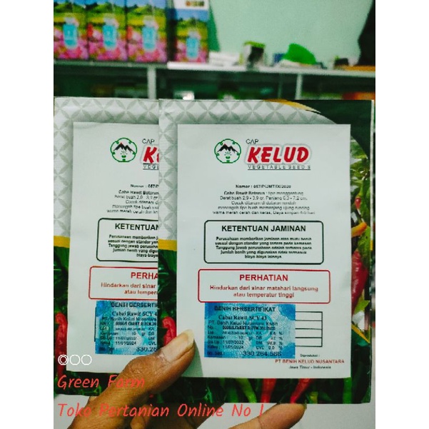 Cabe Betarus 10gr Original Pabrik Benih Tahan Virus BETARUS Cap Kelud Seed