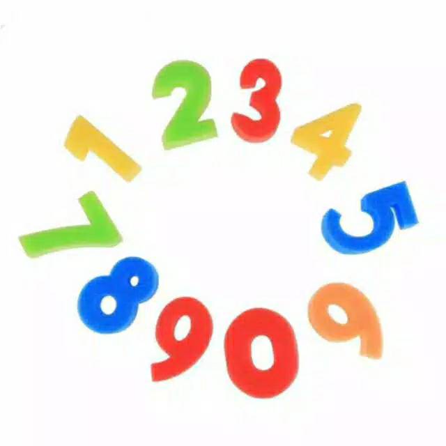

Misyaya - 10pcs Kuas Lukis Spons Angka / number sponge alat melukis anak cap stempel
