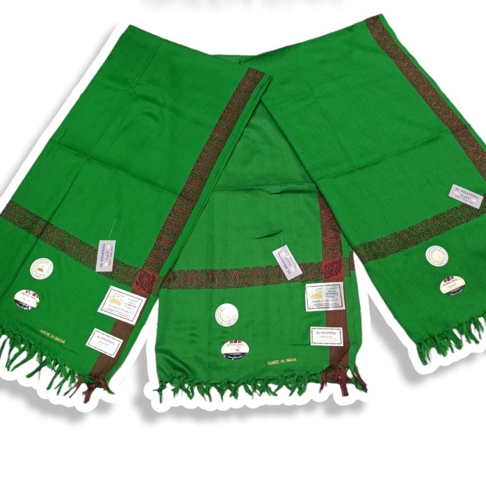 RB Sorban kashmiri hijau al shafeda/Shawl kashmiri hijau al shafeda JUMBO