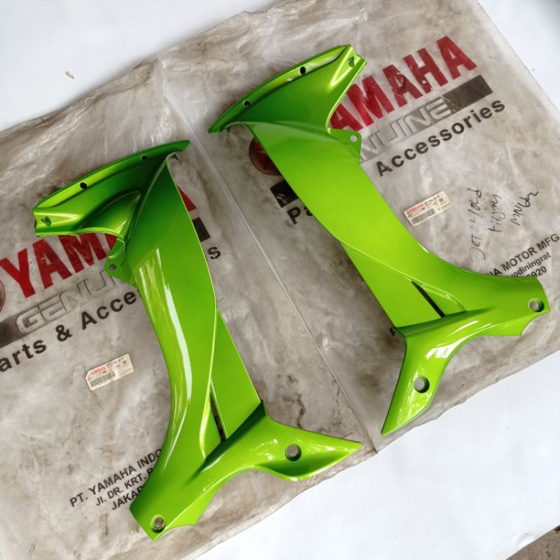 Cover sayap dalam kanan kiri Yamaha Jupiter Z Burhan original Hijau