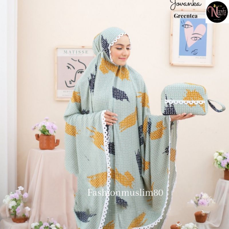Mukena Dewasa Travelling Rayon 2in1 Jovanka