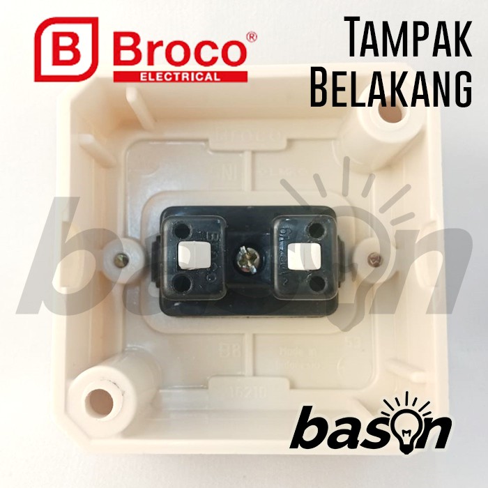 BROCO 15210 Universal Socket 6A 250V | Stop Kontak Universal Outbow