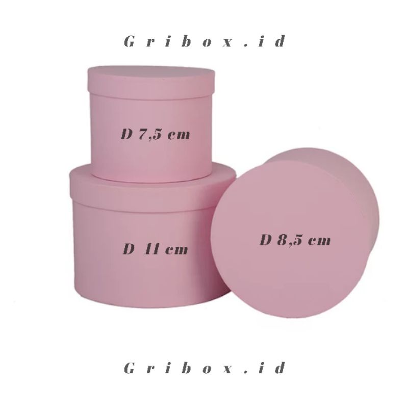 

Round Box / Box Buket Balon / Bloom Box / Box bunga / Mini round box / Box Bulat