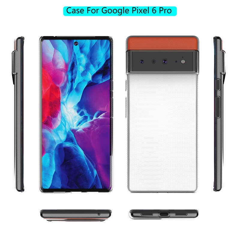 Casing Soft Case Silikon TPU Transparan Ultra Slim Untuk Google Pixel 6 Pro / Goodle Pixel 6