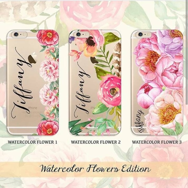 

Casing Watercolor Flowers [custom case]