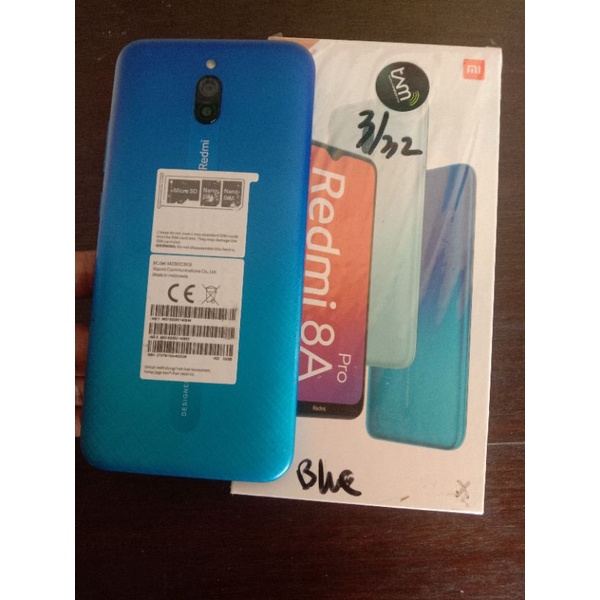 hp redmi 8a pro fullset ori second 3 32