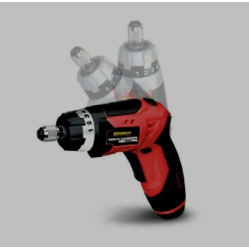 KRISBOW CORDLESS SCREWDRIVER 3,6V/ACE OBENG NIRKABEL DENGAN LAMPU 3,6V IRCS361/KRISBOW BOR RECHARGE/