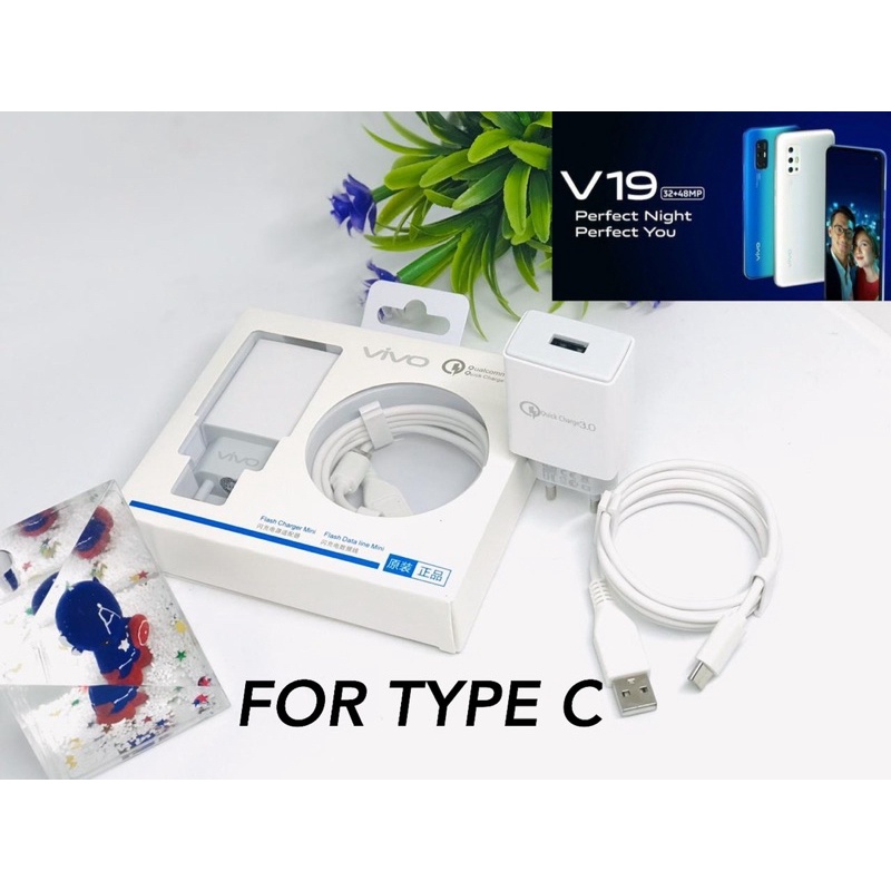 CHARGER VIVO V11 PRO MICRO TYPE C ORIGINAL FAST CHARGING