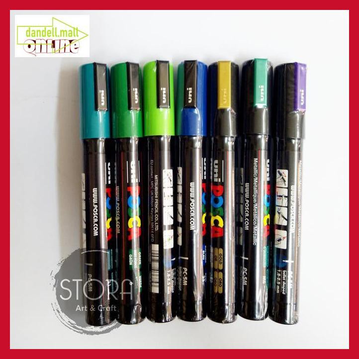 

U8Tyrt67- Uni Posca Pc-5M Marker Pen Medium Point Marker Warna-Warni E3Yrf797-