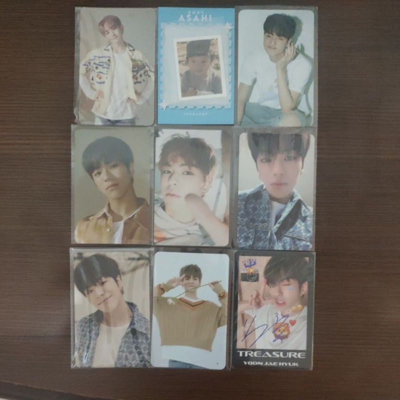 treasure photocard pc trejo official baby pc asahi haruto jaehyuk yoshi mashiho yeshk ch1 ch2ch3