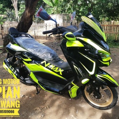 paket modifikasi yamaha nmax new 2020 predator variasi yamaha nmax predator fullbody yamaha nmax new
