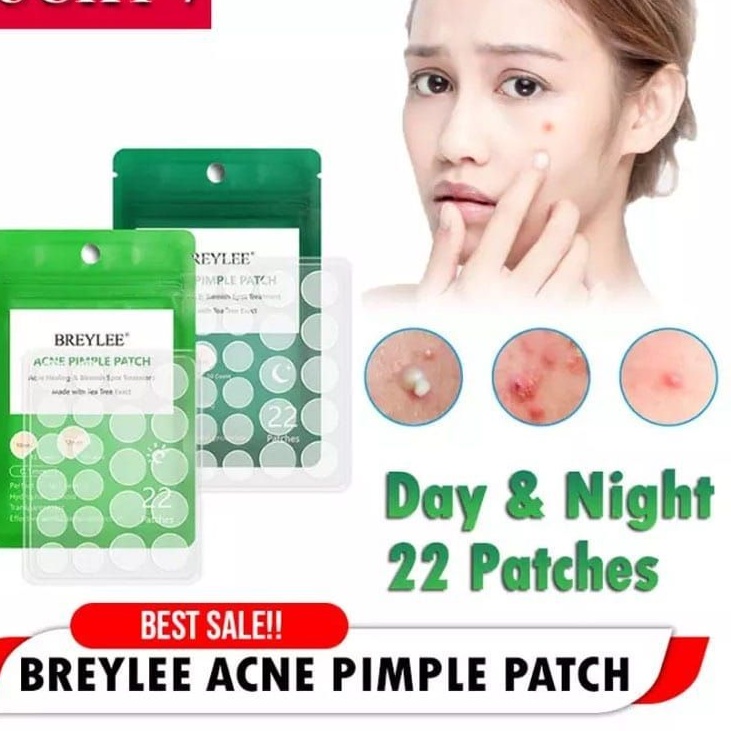 DE3 BISA COD - ANTI JERAWAT BREYLEE ACNE PIMPLE PATCH DAY N NIGHT / BREYLEE ANTI