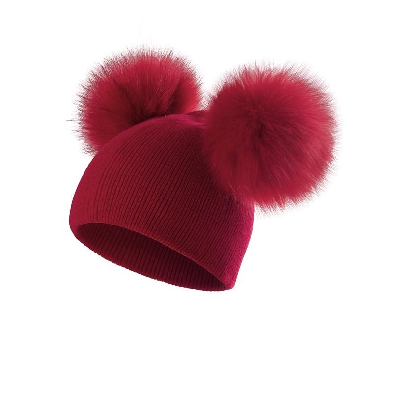 Topi Kupluk Wool Rajut Hangat Bayi Laki-laki / Perempuan