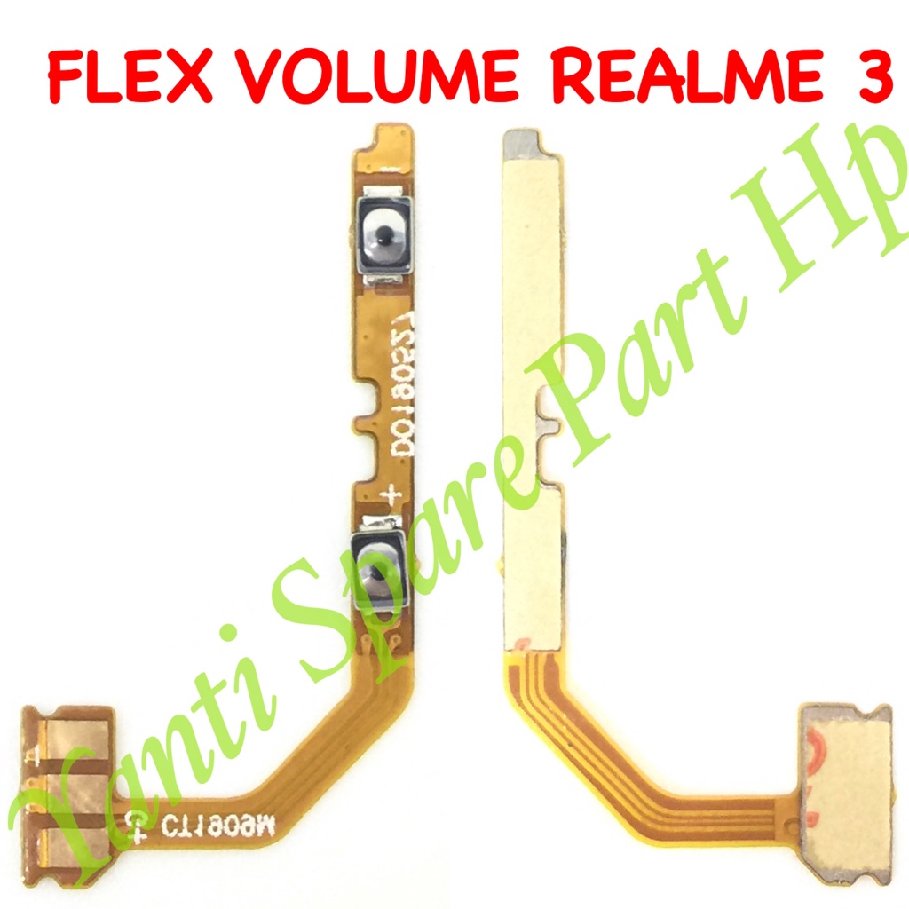 Flexible Volume Realme 3 Original Terlaris New