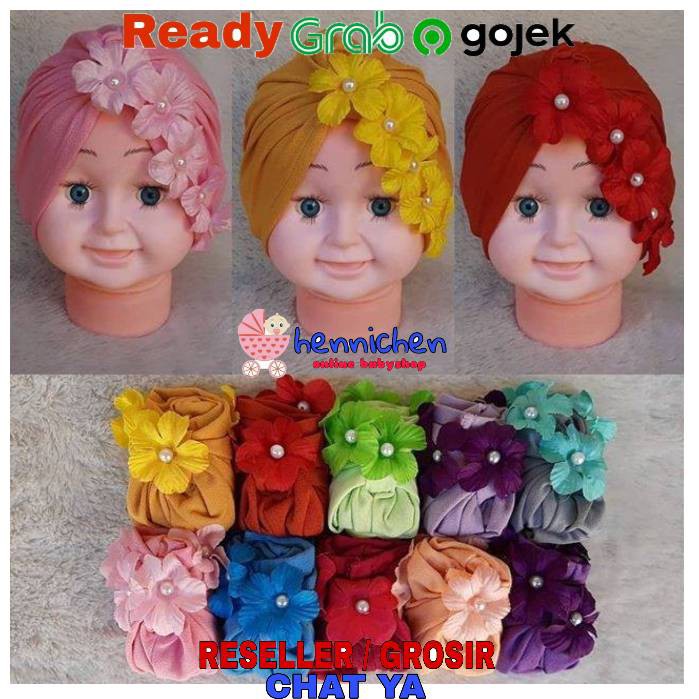 Turban Bayi Turban Anak Hijab Anak Bayi Turban Pita Anak RAMADHAN 4