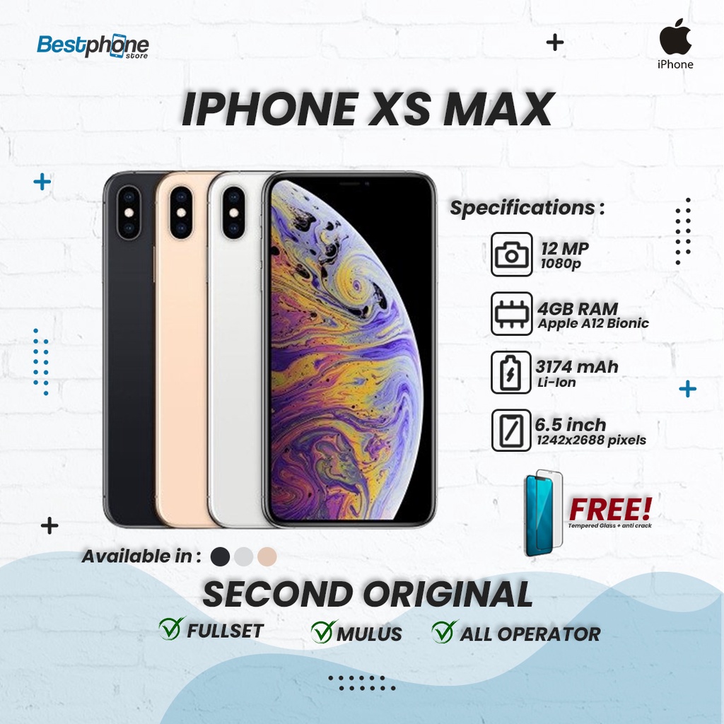 iphone xs max 64gb 256gb 512gb second original inter fullset 100  no minus   512gb 256gb 64gb fullse