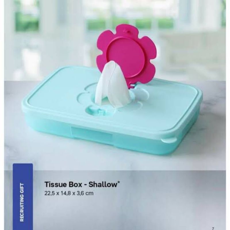 TUPPERWARE - Tissue Box - Shallow